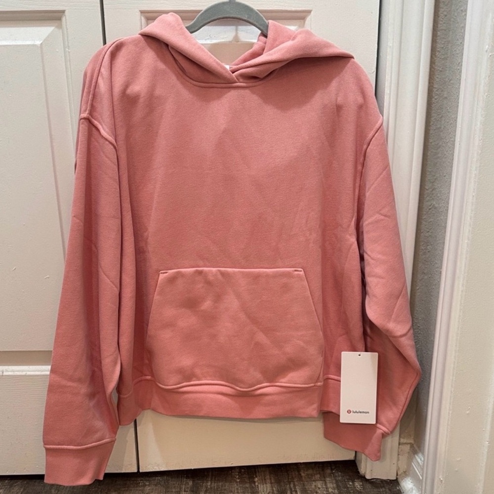 NWT Lululemon Steady State Oversized Hoodie Sweatshirt Tea Rose Pink Size XS